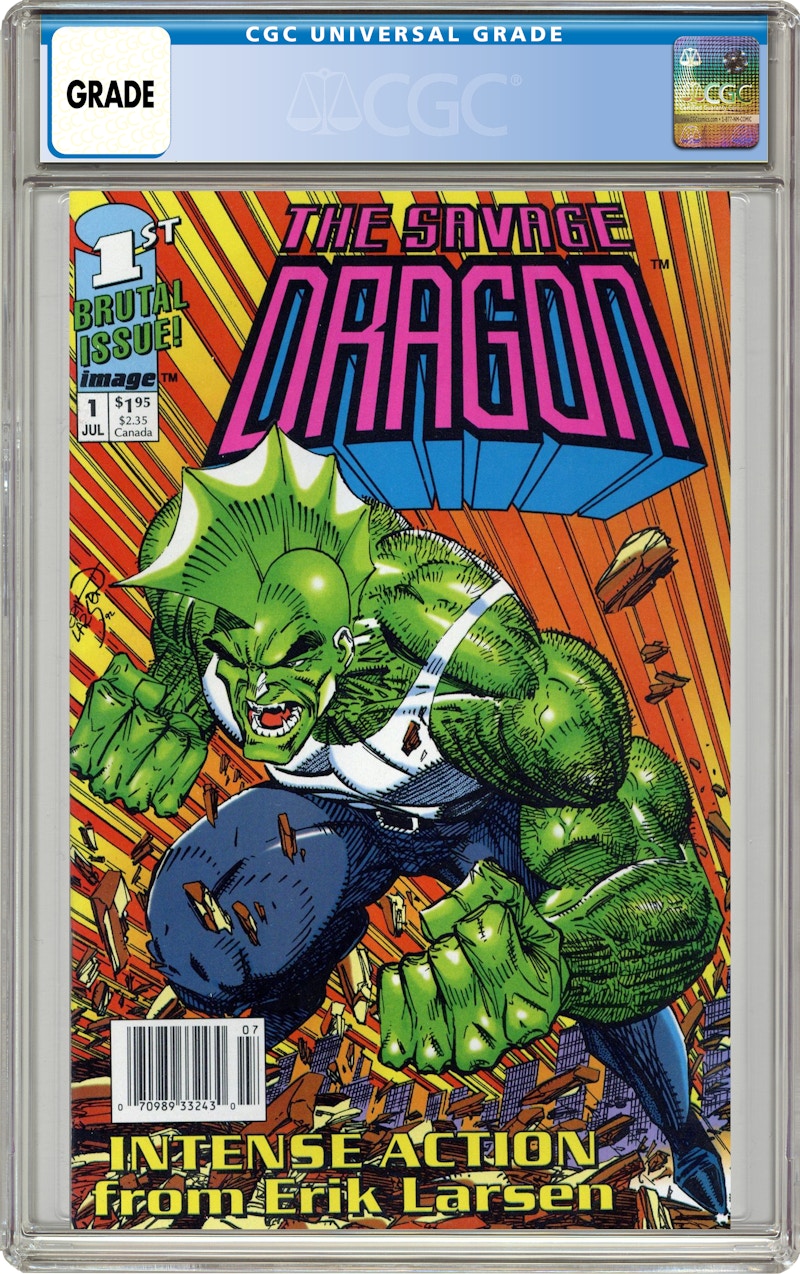 Image Savage Dragon (1992 1st Series) #1N Comic Book CGC Graded - TW