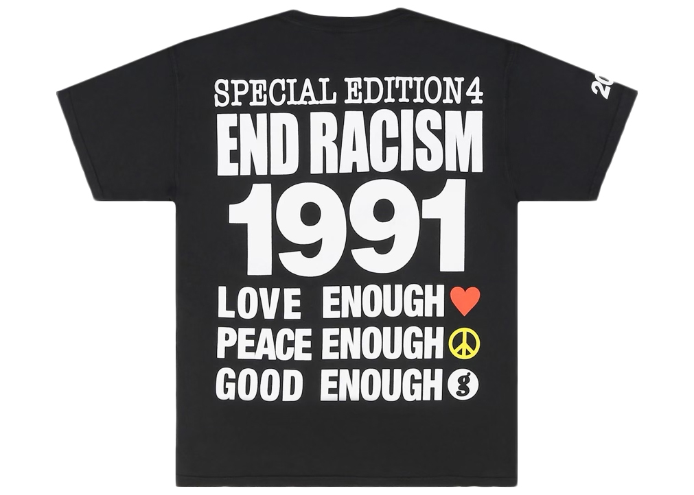 超歓迎人気M INFINITE ARCHIVES END RACISM T-SHIRT Tシャツ/カットソー(半袖/袖なし)