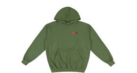 Infinite Archives Logo New World Order Hoodie Olive