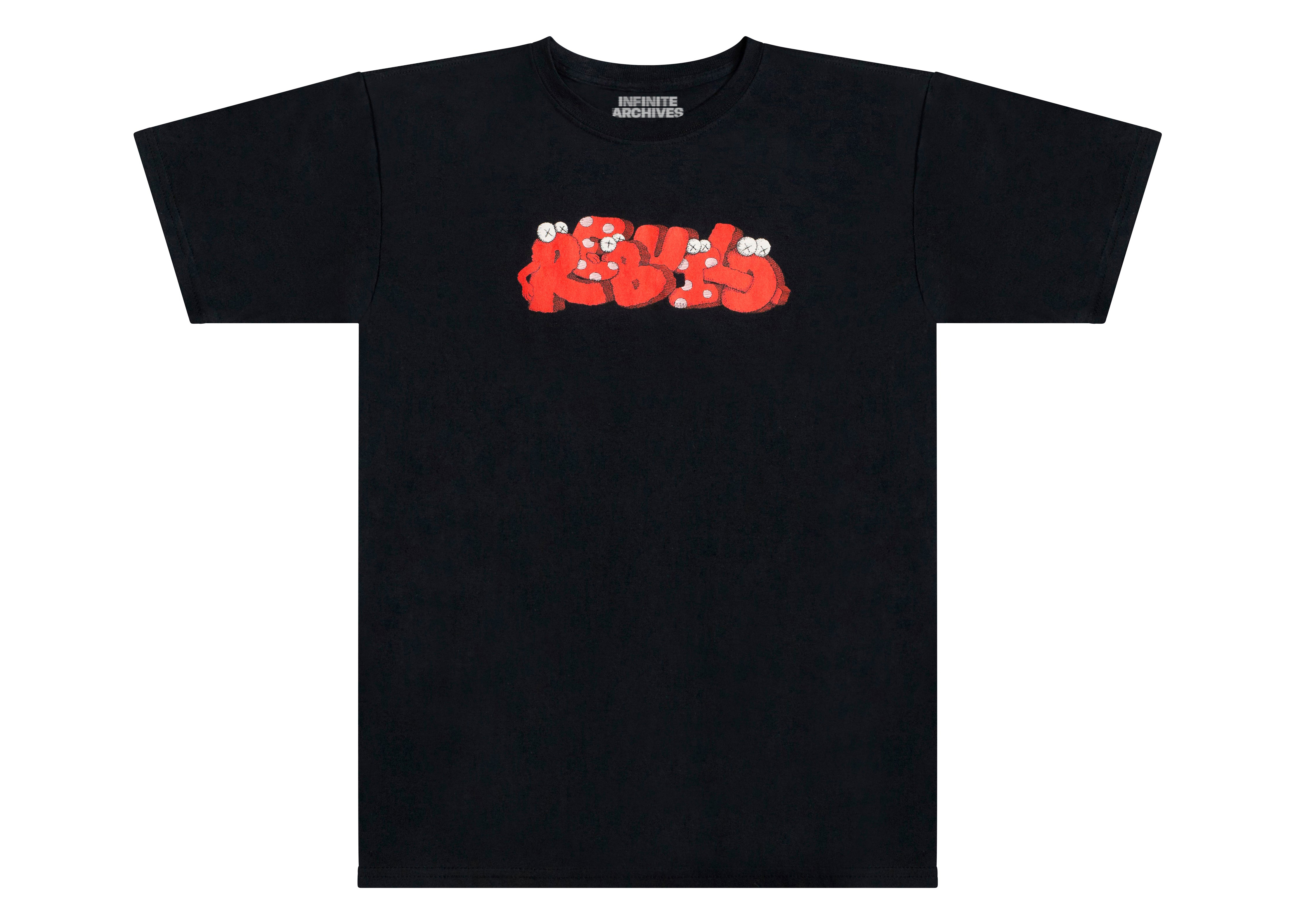 Infinite Archives x KAWS Rebuild T-shirt Black Men's - SS22 - US