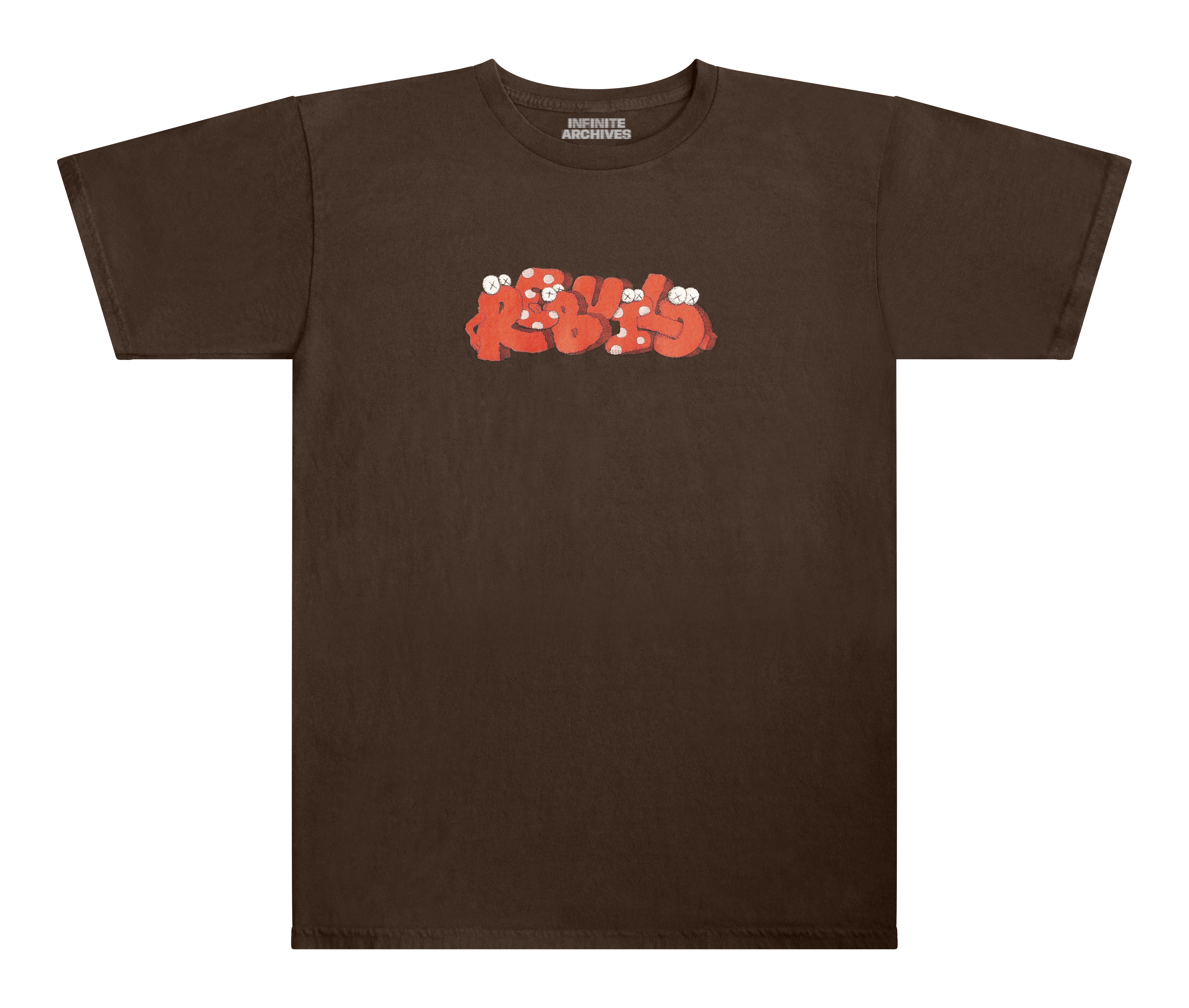 Infinite Archives x KAWS T-Shirt Brown Men's - SS22 - US