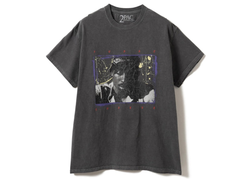 Insonnia Projects x Tupac Shakur B T-Shirt Vintage Black - SS23