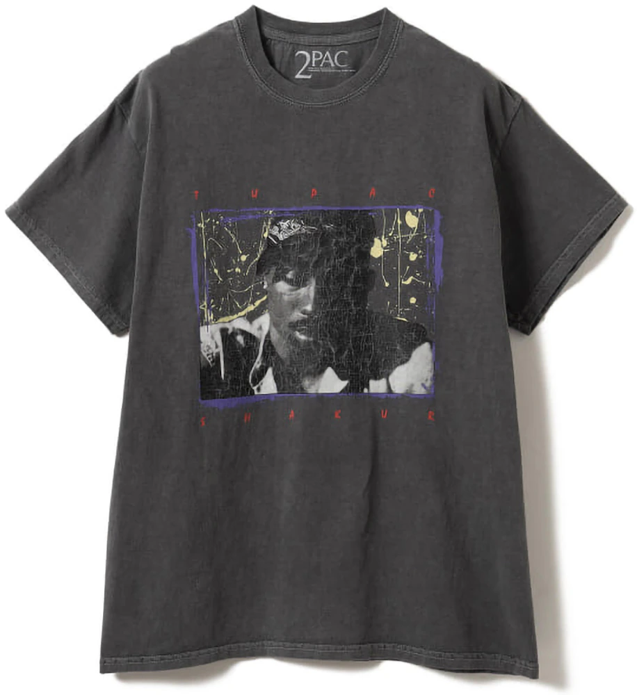 Insonnia Projects x Tupac Shakur B T-Shirt Vintage Black Men's - SS23 - US