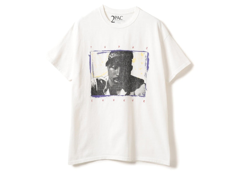 Insonnia Projects x Tupac Shakur B T-Shirt Vintage White - SS23