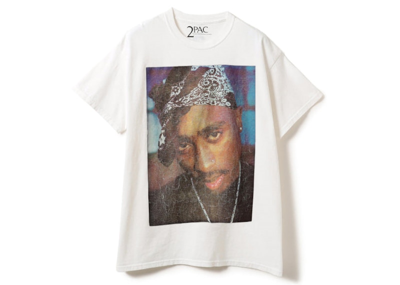 Insonnia Projects x Tupac Shakur D T-Shirt Vintage White Men's