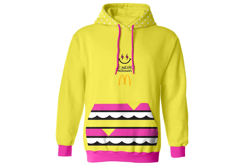 J Balvin x McDonald's Jose's Favorite Hoodie Yellow