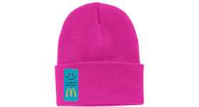 J Balvin x McDonald's Logo Beanie 2 Pink