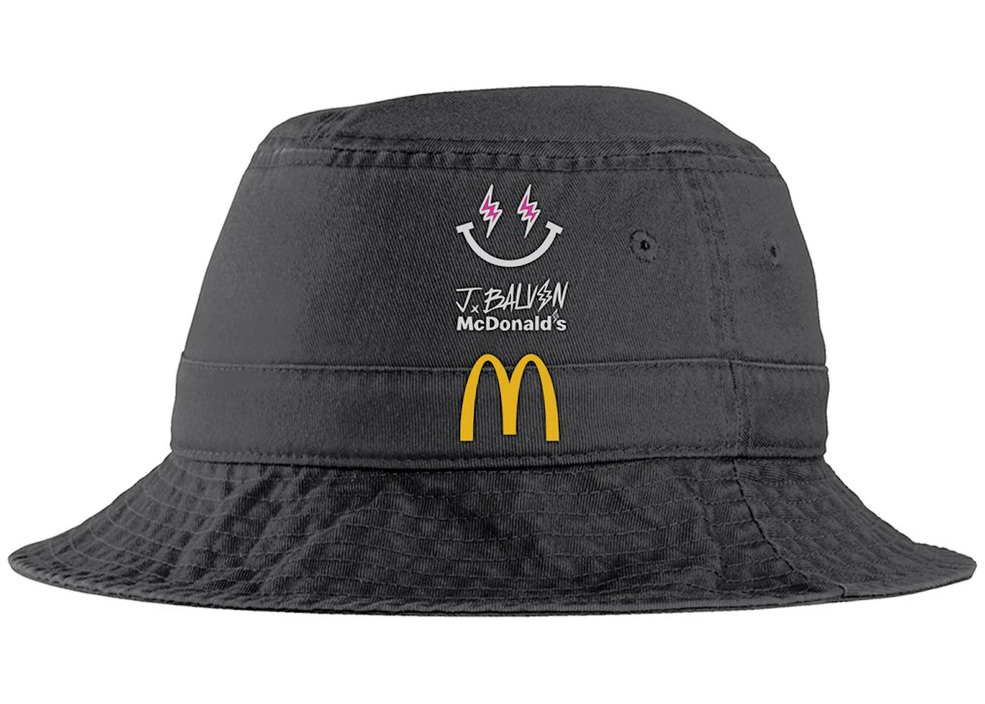 J Balvin x McDonald's Logo Bucket Hat 1 Black - FW20 - US