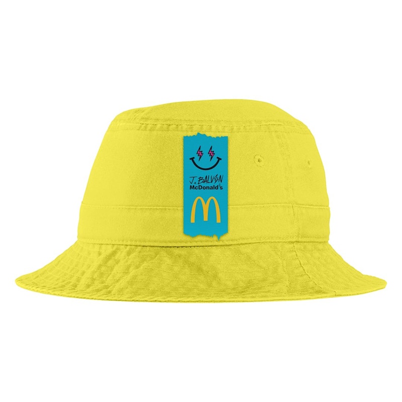 J Balvin x McDonald's Logo Bucket Hat 2 Yellow - FW20 - US