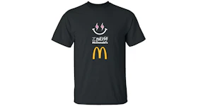 J Balvin x McDonald's Logo Tee Black