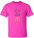 J Balvin x McDonald's Logo Tee Pink