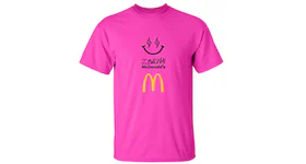 J Balvin x McDonald's Logo Tee Pink