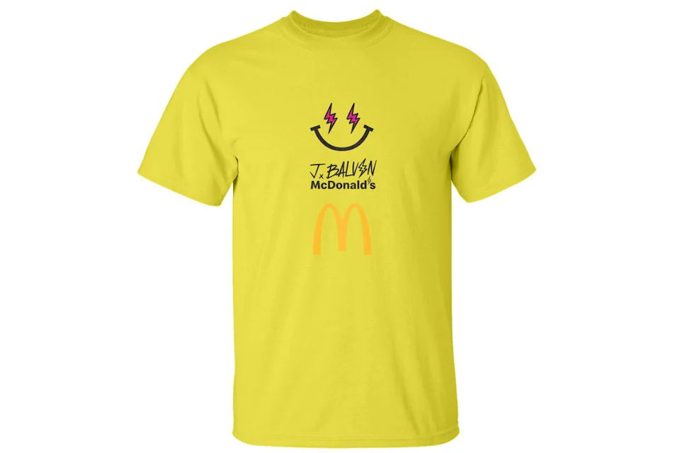 J Balvin x McDonald's Logo Tee Yellow