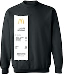 J Balvin x McDonald's Meal Sweatshirt Black