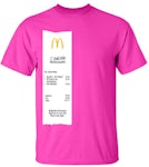 J Balvin x McDonald's Meal Tee Pink