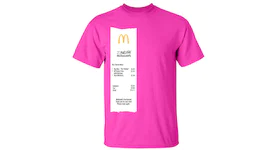 J Balvin x McDonald's Meal Tee Pink