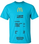 J Balvin x McDonald's Receipt Tee Blue