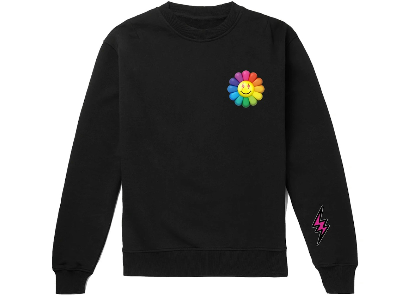 J Balvin X Takashi Murakami Album Sweatshirt Black Ss