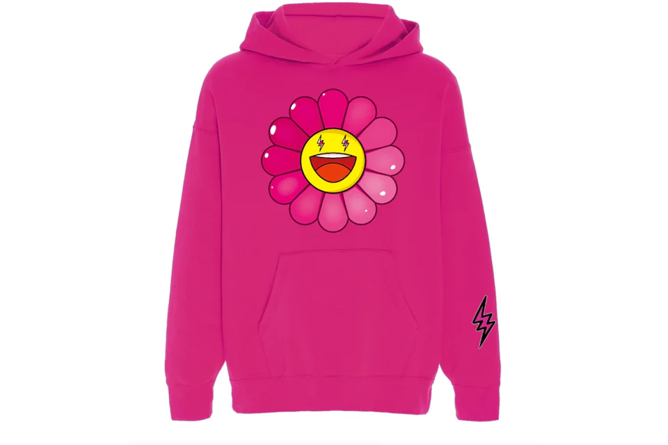 Takashi Murakami Flower Hoodie Sudadera Morada J Balvin Takashi