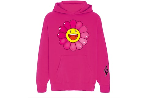 J Balvin x Takashi Murakami Flower Hoodie Pink Men's - SS20 - US J Balvin x Takashi Murakami Flower Hoodie Pink Men's - SS20 - US