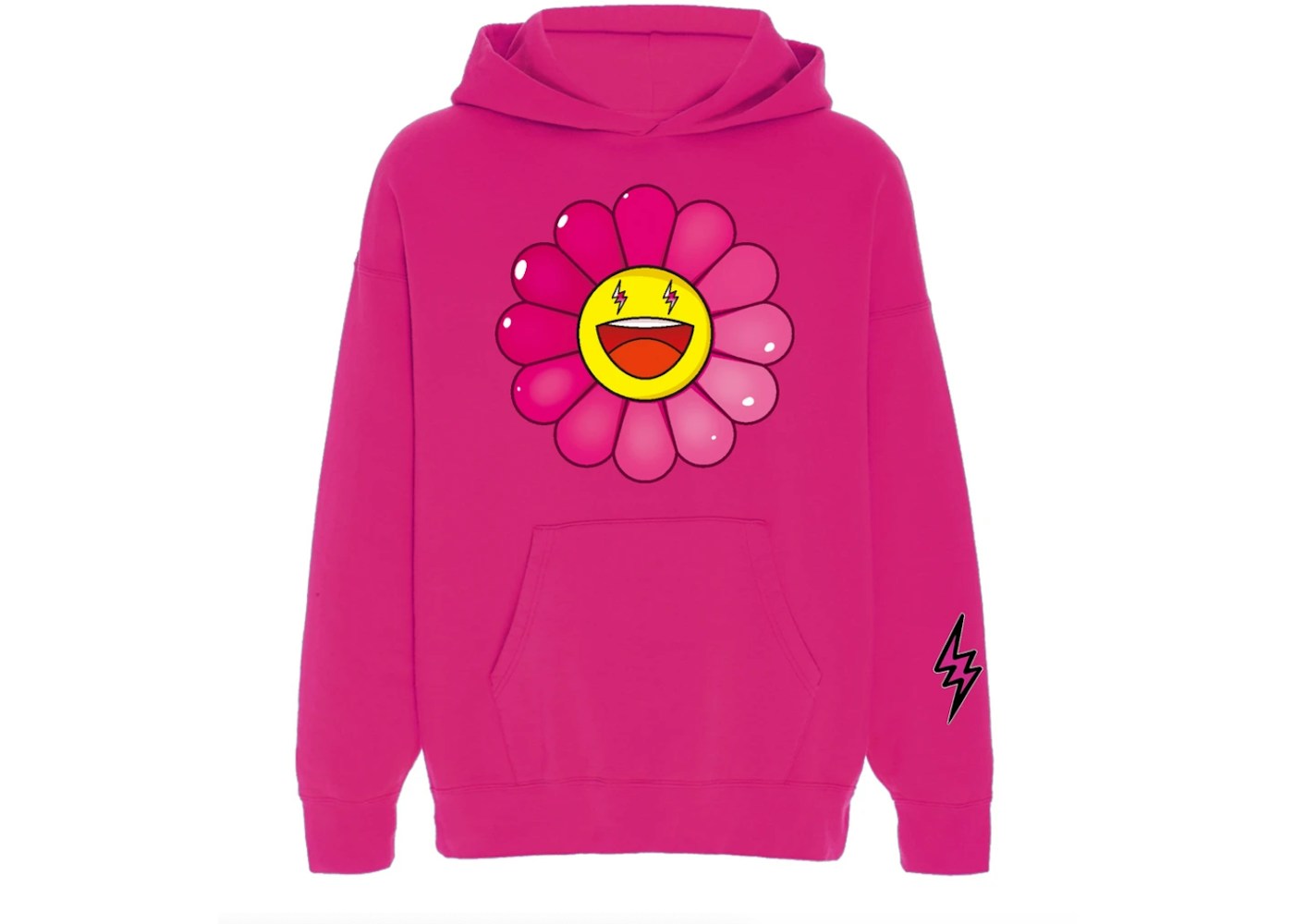 J Balvin X Takashi Murakami Flower Hoodie Pink Ss