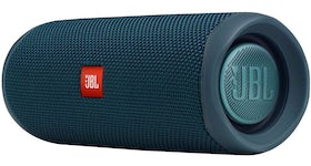JBL Flip 5 Portable Bluetooth Speaker JBLFLIP5BLUAM Ocean Blue