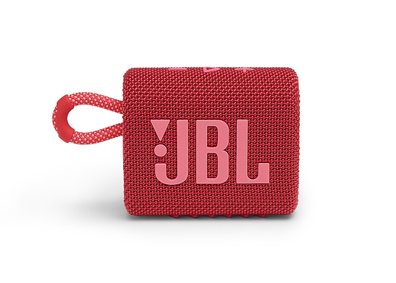 JBL GO3 Portable Waterproof Wireless Speaker JBLGO3REDAM Red - US