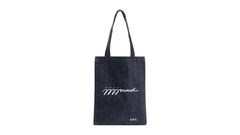 JJJJound x A.P.C. Shopping Small Tote Bag Indigo - GB