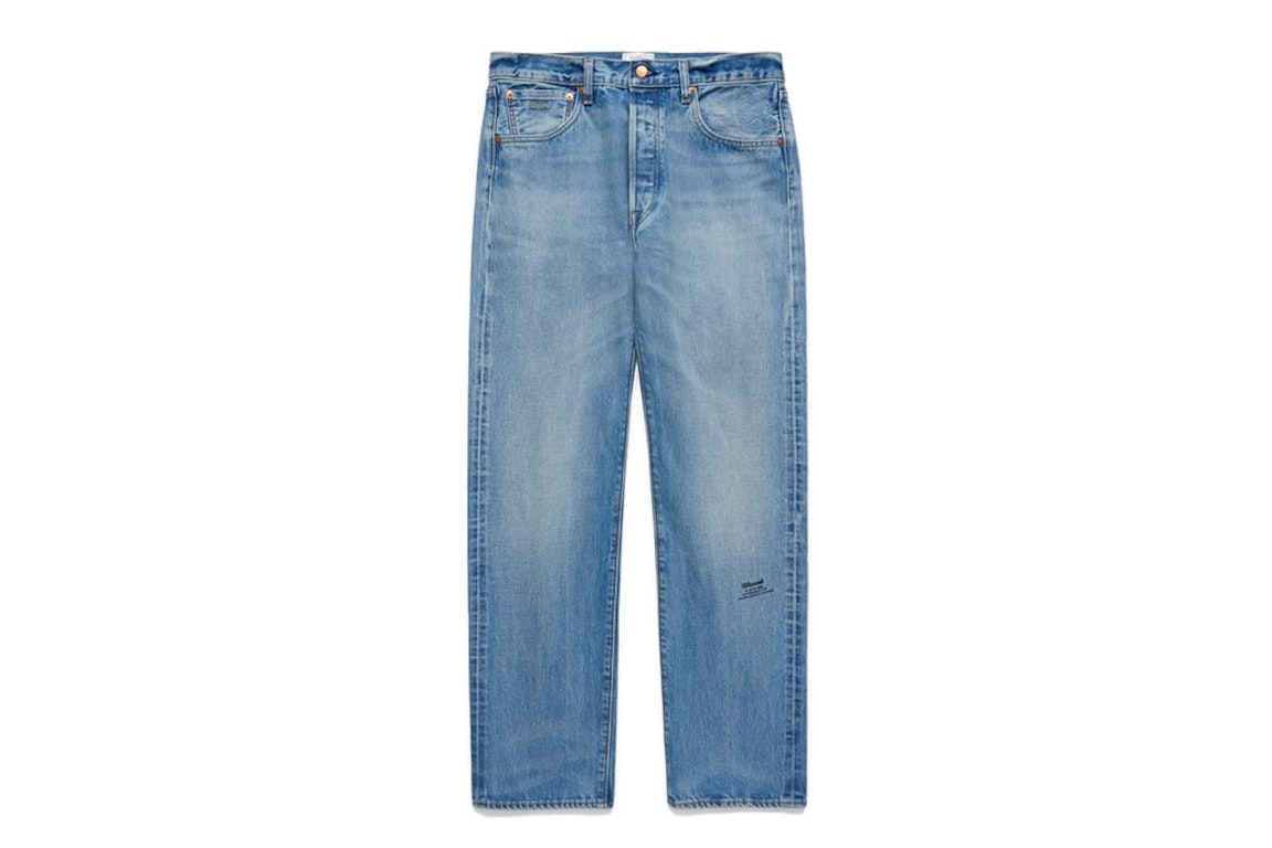 Pre-owned Jjjjound X Levi's 501 '93 Original Fit Jeans Medium Wash