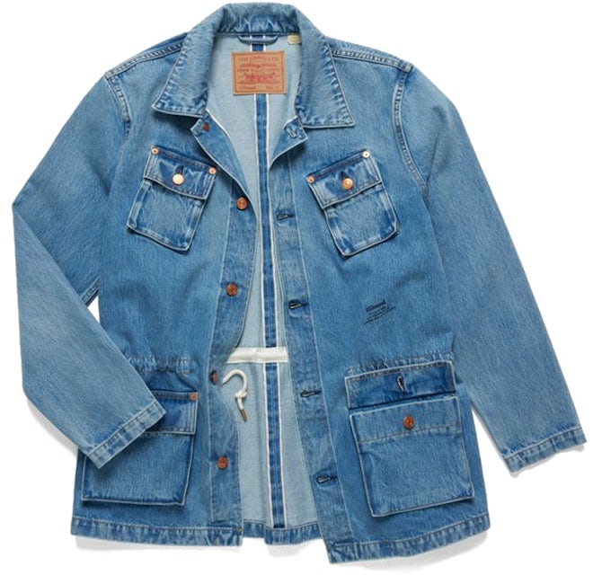 LV x YK Faces Patches Fitted Denim Jacket - Ready to Wear