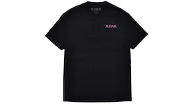 JUDAH. OG Embroidered T-shirt Black/Pink