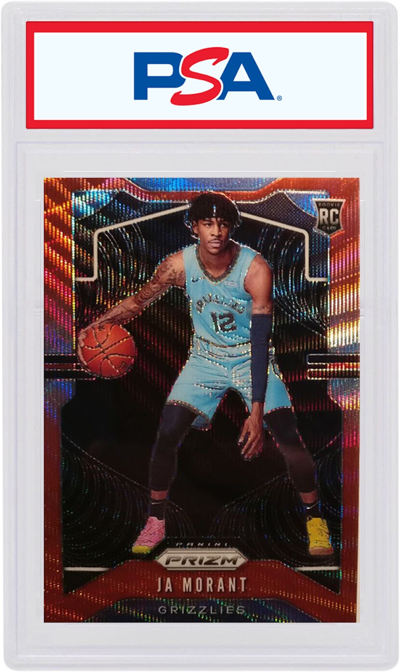 Ja Morant 2019 Panini Prizm Rookie Ruby Wave #249 (PSA or BGS Graded)