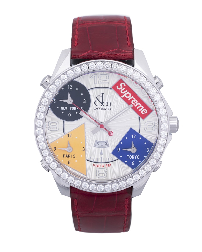 Jacob & Co. x Supreme Time Zone 47mm