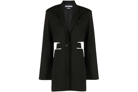 Jacquemus Bari Cut-Out Blazer Dress Black - FW22 - US Jacquemus Bari Cut-Out Blazer Dress Black - FW22 - US