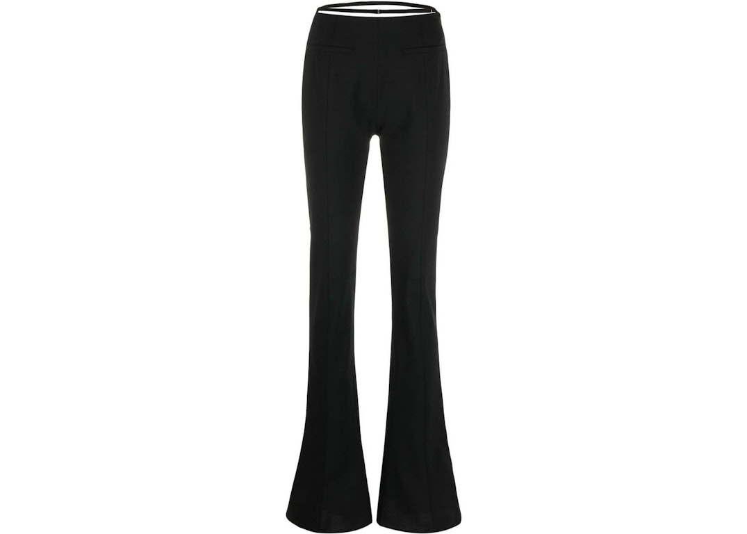Pre-owned Jacquemus Wool-blend Flared Trousers Trousers Black