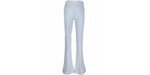 Jacquemus Jacquemus Wool-Blend Flared Trousers Trousers Blue