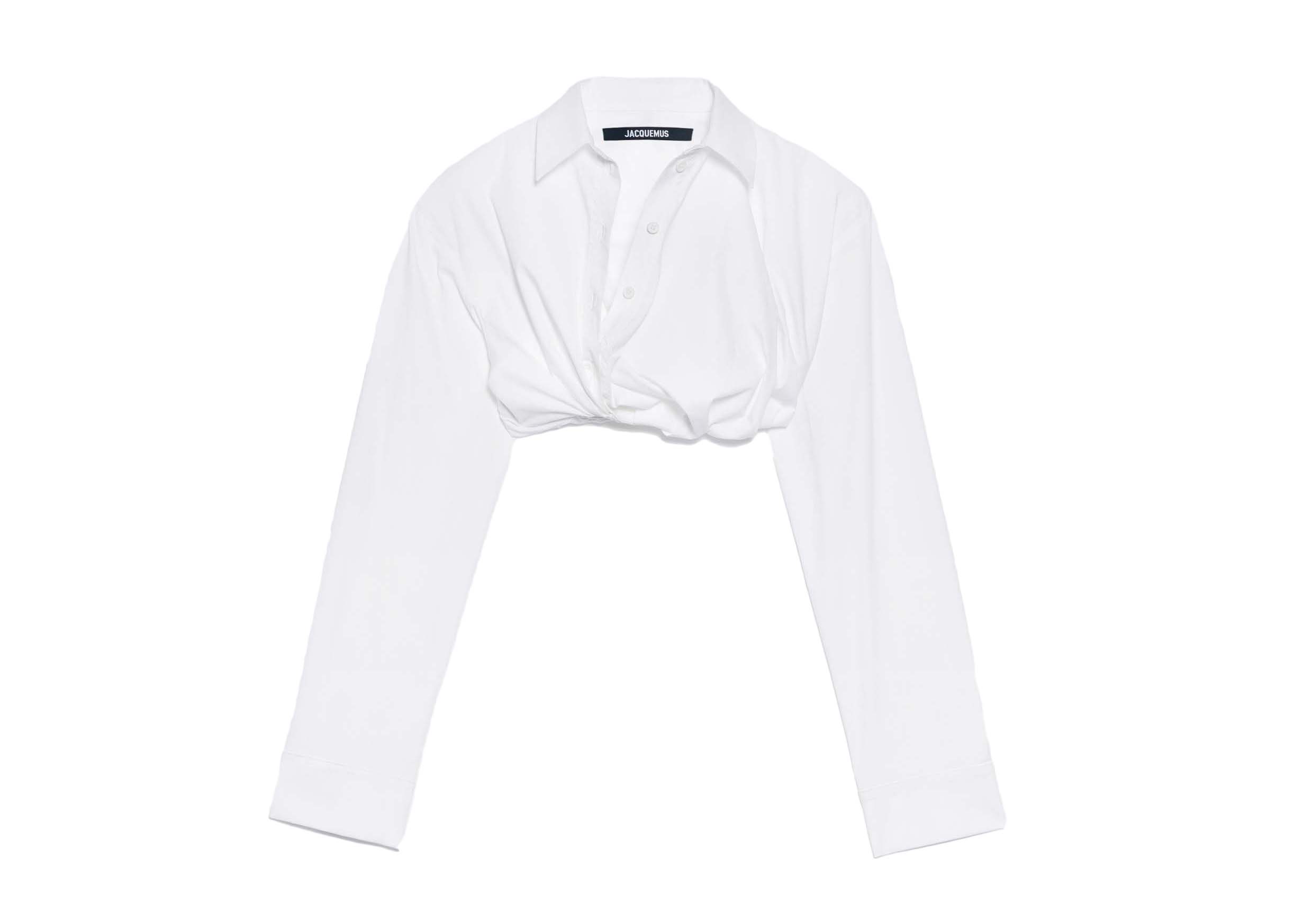 Jacquemus La Chemise Bahia Courte Shirt White - US