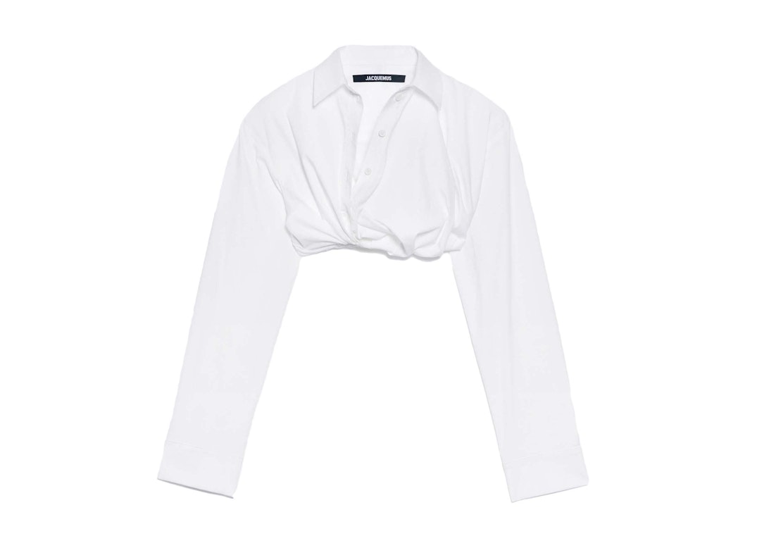Pre-owned Jacquemus La Chemise Bahia Courte Shirt White