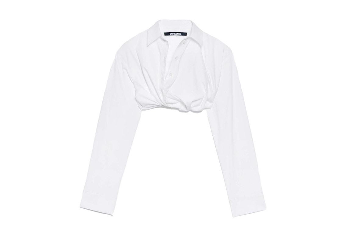 Pre-owned Jacquemus La Chemise Bahia Courte Shirt White