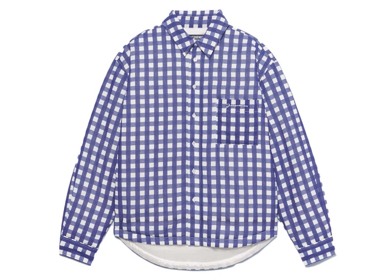 Human Made Checked Overshirt Blue Men's - SS23 - US