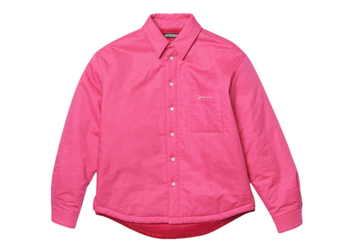 Jacquemus La Chemise Boulanger Puffed Overshirt Pink