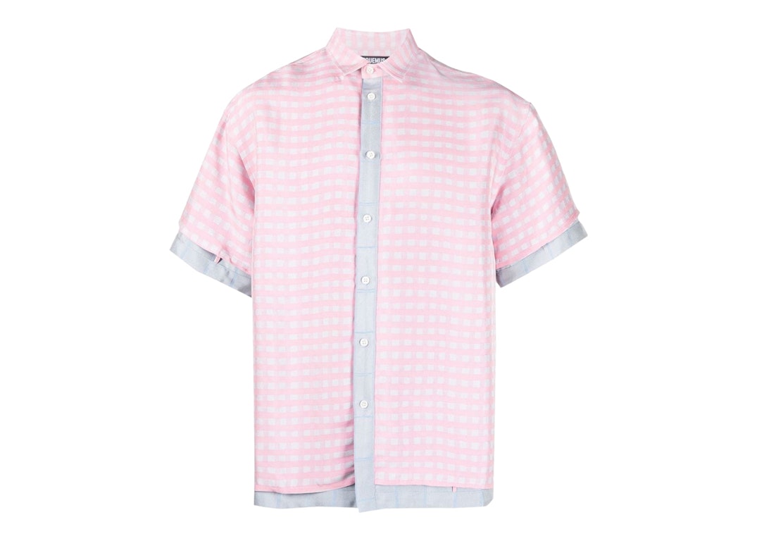 Pre-owned Jacquemus La Chemise Melancia Shirt Pink Checks
