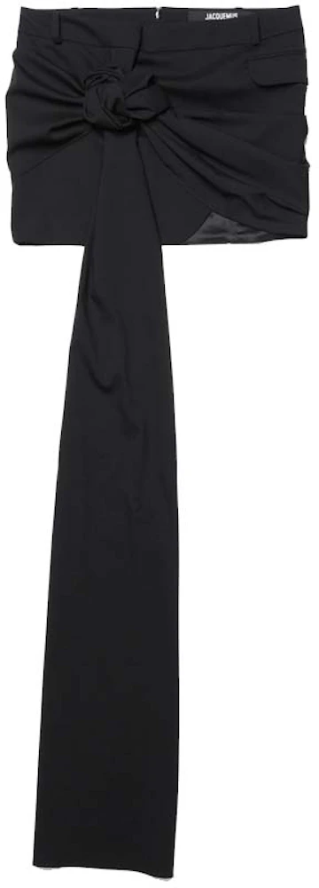 Jacquemus La Jupe Baccala Skirt Black - FW22 - IT