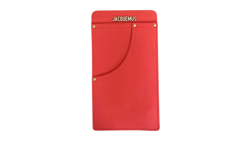 Jacquemus La Poche Cardholder Red