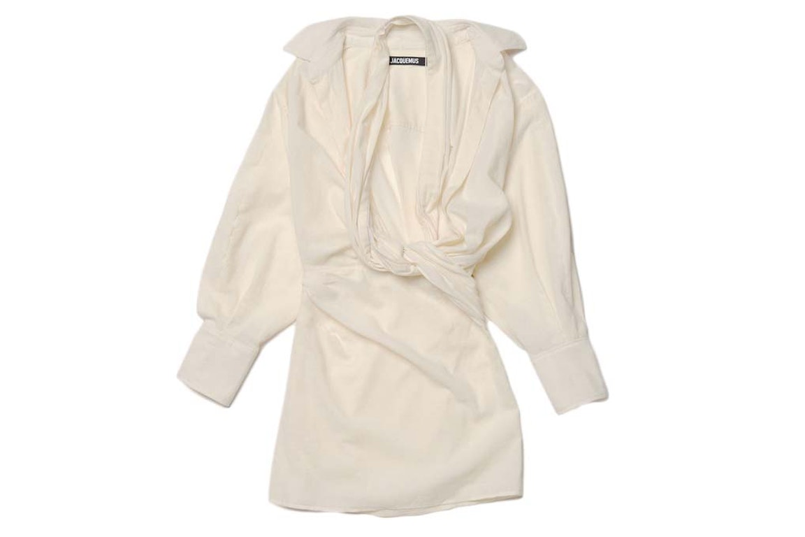 Pre-owned Jacquemus La Robe Agui Dress Off-white
