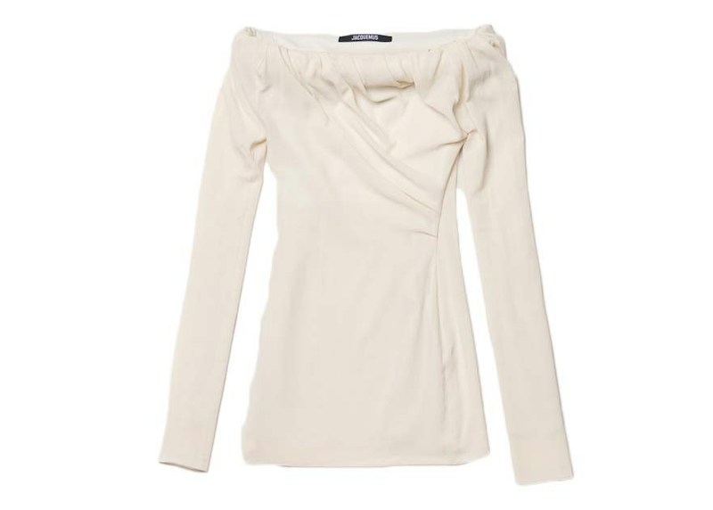Jacquemus La Robe Biasi Dress Off White