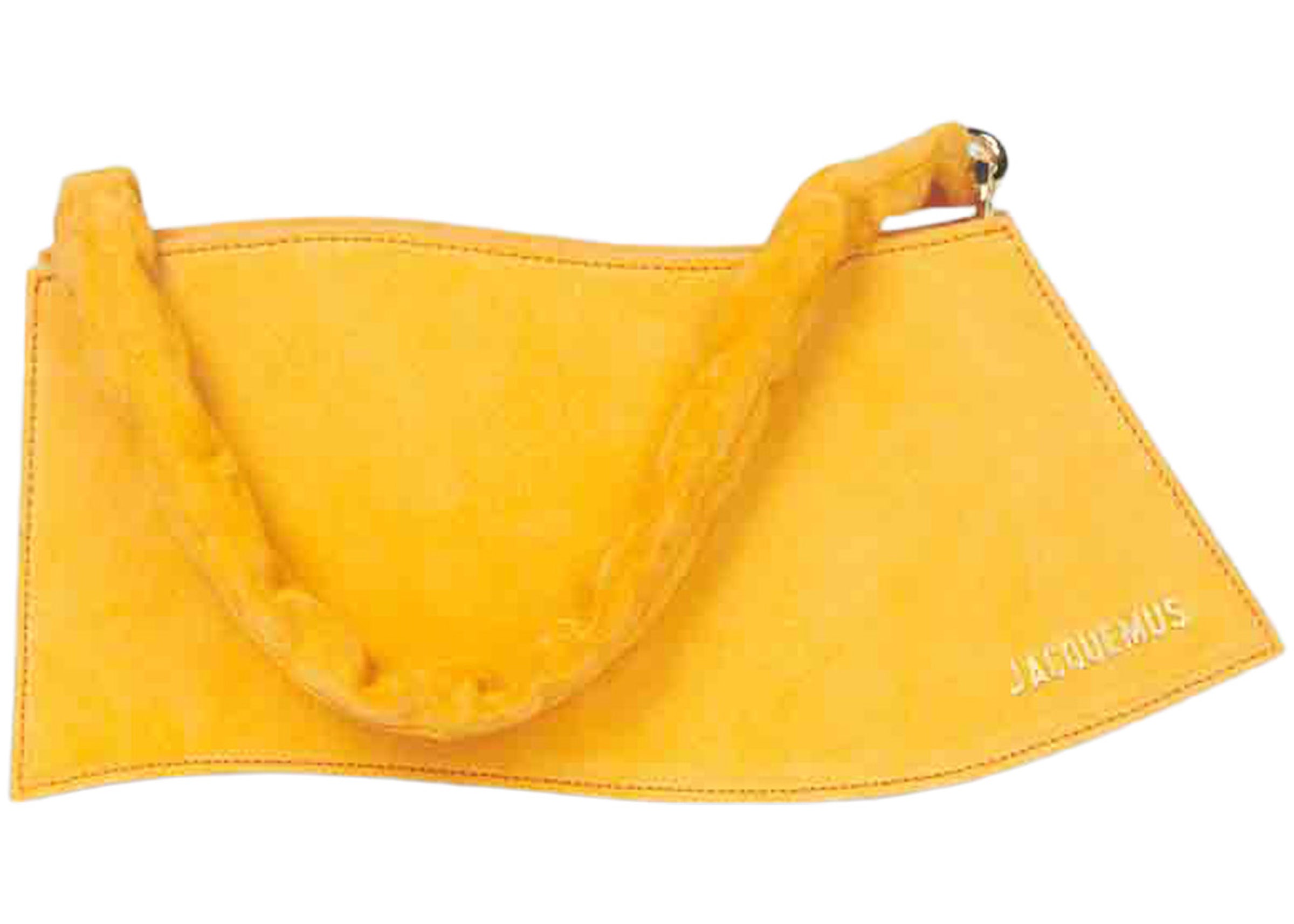Jacquemus La Vague Orange in Leather with Gold-tone - US