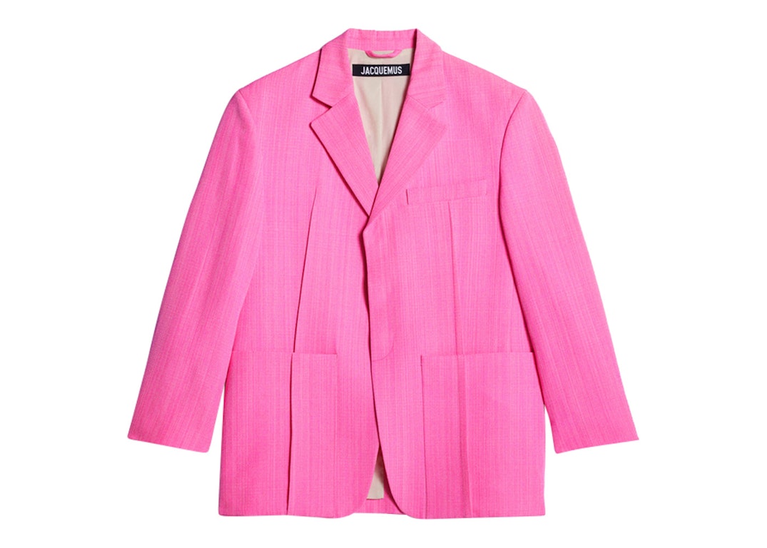 Pre-owned Jacquemus La Veste D'homme Square Jacket Pink