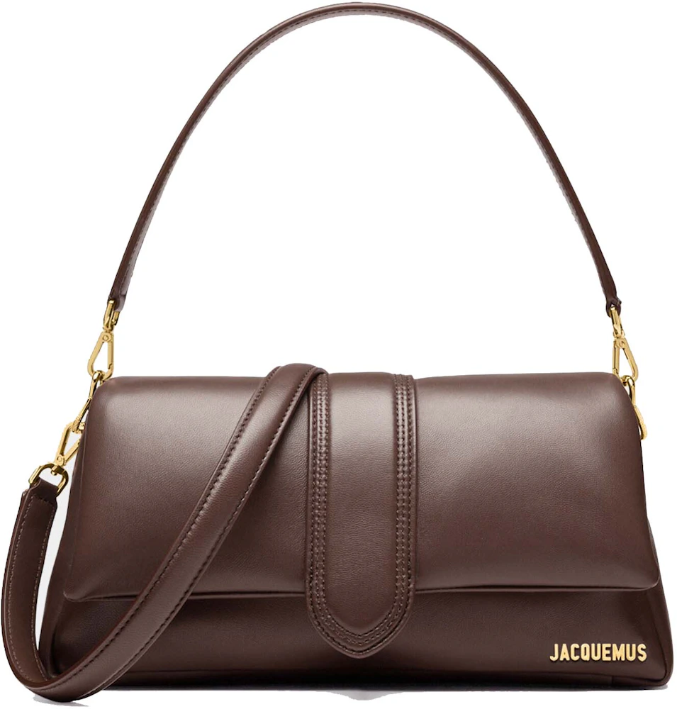 Jacquemus Le Bambimou Medium Brown in Leather with Gold-tone - DE