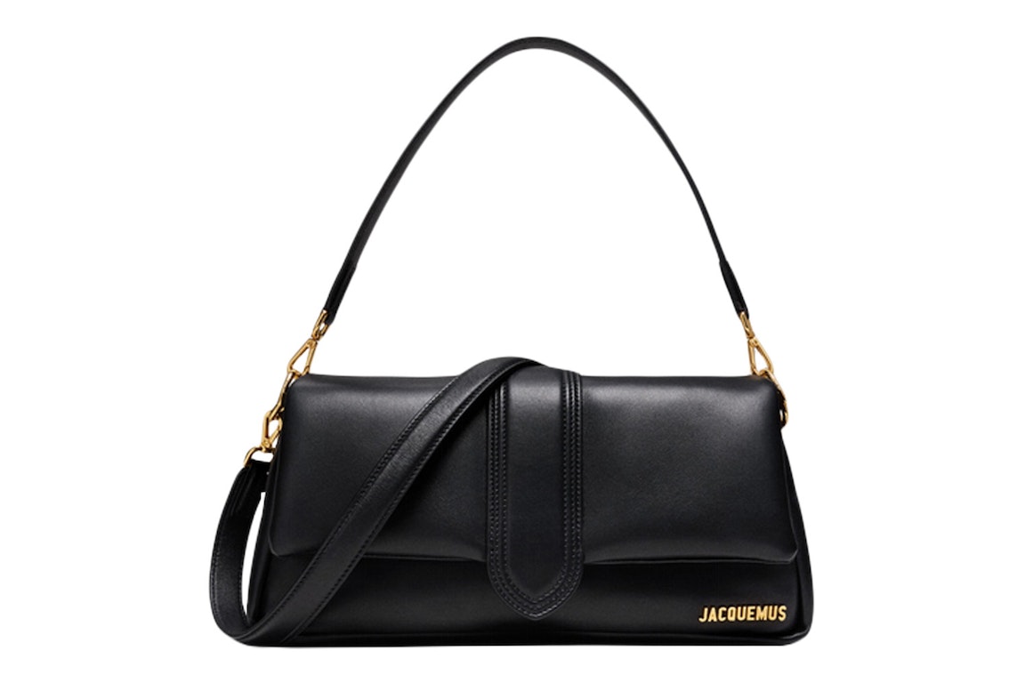 Pre-owned Jacquemus Le Bambimou Puffed Flap Bag Black